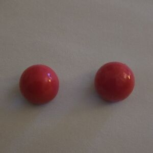 Vintage Pink Stud Earrings